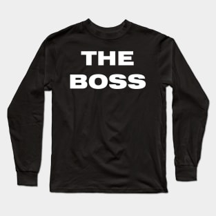 The Boss - The Real Boss Couple T-Shirt Long Sleeve T-Shirt